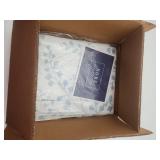 Home Reflections Blue Floral Shower Curtain