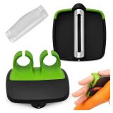 Finger Peeler for Potatoes Carrots Finger Grip Palm Double-Sided Blade