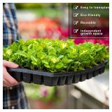 5 pack Seeding Trays 50 cells ea 150 starter pods plant starting trays. Durable
