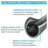 TheFitLife Garden Hose 50 FT Water Hose with Nozzle and Metal Fittings