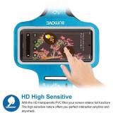 Pixel 10,9 Pro XL Armband,8,7 Pro Arm Band, Gym Running Workouts Sports Phone Armbands for Google Pixel 10/9 Pro XL, 8/7,6 Pro,with Card Holder (Blue)