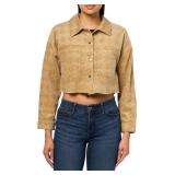 Forever 21 womens Checkered Trucker Jacket