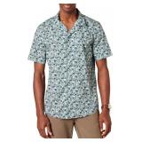Amazon Essentials Men's Vacation Cotton Button-Down Resort Shirt, Short Sleeve