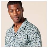 Amazon Essentials Men's Vacation Cotton Button-Down Resort Shirt, Short Sleeve