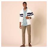 Amazon Essentials Men's Vacation Cotton Button-Down Resort Shirt, Short Sleeve