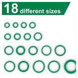 270 Pcs Car Air Conditioning O Ring Kit, Seal Rubber O-Rings Assortment O-Ring Assortment Set for Car Repair, Plumbing, Air or Gas Connections