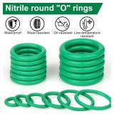 270 Pcs Car Air Conditioning O Ring Kit, Seal Rubber O-Rings Assortment O-Ring Assortment Set for Car Repair, Plumbing, Air or Gas Connections