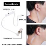 Sucrain Playing Cosplay Black Sunglasses with Earpiece Earplugs Ring Bearer for Halloween Costume