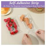 300 Pcs Chocolate Wrappers Packaging, 4.33 x 7.87 Inch Candy Bar Wrappers for Chocolates - Self Adhesive Clear Chocolate Bar Packaging Bags for Homemade Treats