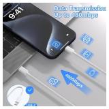 MFi Certified USB C to USB C for iPhone 16 Fast Charger, 3Pack 60W 6FT Long Power Cord Woven Fast USBC Charger Screen Data Sync for iPhone 16/15Pro Max/Vision Pro/MacBook/iPad/Airpods/Samsung Galaxy