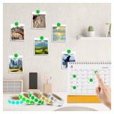 1000PCS Green Colored Dot Stickers Round Coding Circle Label Stickers 0.5 inch Label in Dispenser Box for Office Classroom