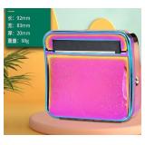 Yiasangly Metal Automatic Cigarette Tobacco Smoking Rolling Box, Portable Metal Cigarette Roller Machine, 70mm, Colorful - Random Pattern