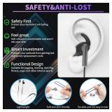 Anti-Lost Strap for Galaxy Buds 3 Pro Ultra Strong Sports Soft Silicone Lanyard Accessories Compatible with Samsung Galaxy Buds Pro 3 Neck Rope Cord(Black)