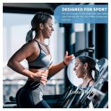 Anti-Lost Strap for Galaxy Buds 3 Pro Ultra Strong Sports Soft Silicone Lanyard Accessories Compatible with Samsung Galaxy Buds Pro 3 Neck Rope Cord(Black)