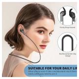 Anti-Lost Strap for Galaxy Buds 3 Pro Ultra Strong Sports Soft Silicone Lanyard Accessories Compatible with Samsung Galaxy Buds Pro 3 Neck Rope Cord(Black)