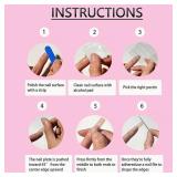 24 Pcs Halloween Press on Nails Full Cover False Nails with Black Spider & Lip Designs Silver Flame Clown Fake Nails Glossy Medium Almond Artificial Acrylic Nail for aWomen DIY Manicure Art