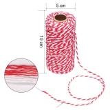 984 Feet Cotton Rope Cord String 2 mm Bakers Candy Rope Ribbon Twine for Gift Wrapping Arts Crafts Party Decorations,3 Rolls