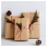 984 Feet Cotton Rope Cord String 2 mm Bakers Candy Rope Ribbon Twine for Gift Wrapping Arts Crafts Party Decorations,3 Rolls