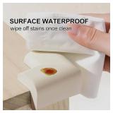 8-Pack NiceTCU L-Shaped Extra Thick Furniture Table Edge Protection Foam Baby Safety Bumper Guard for Fireplace, Table, Stairs, Cabinet(Black)