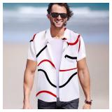 Hawaiian Shirt for Men Short Sleeve Button Summer Beach Casual Short Sleeve Tropical Holiday Beach Shirts