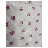 Bible Cover Case for Women,Cotton Bible Cover for Men Women with Handle,Purple Bible Book Cover,Bible Bag Floral,Carrying Case Bible Protective (Blue pin, M)