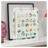 Pacmaxi Enamel Pin Display Organizers, Brooch Pin Holder, 6 Pin Display Pages for Store 250+ Pins, Pin Collection Storage Calendar (Not Include Any Accessories)