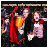 Letapapa 80 PCS Bubble Wands, Halloween Party Favors for Kids, Halloween Kids Goodie Bag Stuffers, Great Halloween Treats Toys, Girls Boys Classroom Prizes (4 Colors)