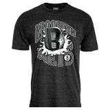 Blue 84 NBA Unisex Kids NBA Officially Licensed Youth Tri-Blend T-Shirt Slam Mascot Black