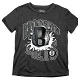 Blue 84 NBA Unisex Kids NBA Officially Licensed Youth Tri-Blend T-Shirt Slam Mascot Black