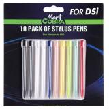 Mart Cobra Nintendo DSi Stylus 10 Pack - Replacement Stylist Pen - 10 Colorful Nintendo DSi Accessories Stylist Pencil - DSi Stylus for Original Nintendo Gam
