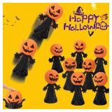 Halloween Party Favors Toys for Kids Girls Boys - 24 Pcs Jumping Popper Spring Launchers Toy, Bouncy Novelty Toy ,Classroom Prizes,Halloween Trick or Treating Goodie,Treat Bags Gifts Fillers Bulk