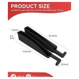 Pair of Car Console Organizer Storage, Car Seat Accessories, Car Seat Gap Filler Organizer Fit Sedan SUV Truck Black