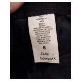 APPEARS NEW - Lady Edwards Signature Navy Wool Blend Blazer and Skirt (Size 6)  - Retail: $85