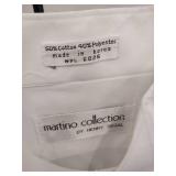 APPEARS NEW - Martino Collection by Henry Segal White Tuxedo Shirt (Size Medium 34/35)