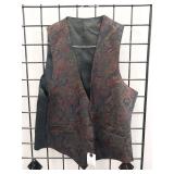 APPEARS NEW - Paisley Pattern Formal Vest (Size 42)