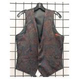APPEARS NEW - Henry Segal Paisley Formal Vest (Size 36)