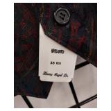 APPEARS NEW - Henry Segal Paisley Formal Vest (Size 36)