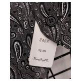 APPEARS NEW - Henry Gretal Co. Paisley Pattern Formal Vest (Size 32) Set of 2