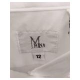 APPEARS NEW - Mina by Chaplin Ivory/White Dress Shirt (Size 12)