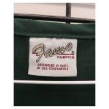 Green Sleeveless Work Apron by Flynn Fabrics