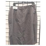 Edwards Signature Grey Poly Wool Skirt Size 14