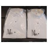 FACTORY SEALED - MINA Designer White Button Down Women