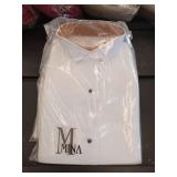 FACTORY SEALED - Mina White Formal Dress Shirt (Size 6) 2 Pack