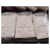 APPEARS NEW - MINA White Button Down Dress Shirts (Size 12) 3 Pack