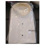 FACTORY SEALED - Lady Martino by Henry Segal White Dress Shirts - (Size 18) 2 Pack