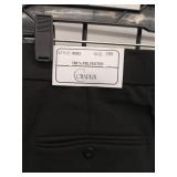 APPEARS NEW - Chaplin Black Catering Dress Pants (Size 28) 3 Pack