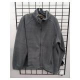 Harriton Gray Full-Zip Fleece Jacket (Large)
