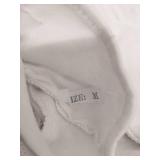 White Cotton Dress Gloves (Size Medium)