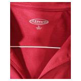 APPEARS NEW - Edwards & Blue Generation Ladies Polo Shirts Set, Red & Blue (Size Large) 2 Pack