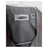 APPEARS NEW - Edwards Womens Button Down Dress Shirts - Blue and Gray Set (Size Large)